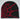 SPIDER WEB BEANIE WITH WHITE DESIGN
