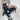 STAR DENIM LEG WARMERS SOLID COLOR KNIT FABRIC