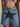STAR DESIGN DENIM SHORTS WITH SKINNY FIT