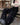 STAR EMBROIDERED BLACK BAGGY PANTS