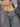 STAR PRINT BOYFRIEND FIT CARGO PANTS IN GRAY