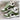 STAR SNEAKERS: GREEN AND WHITE VEGAN LEATHER AESTHETIC