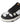 STAR SNEAKERS IN BLACK AND WHITE CASUAL ROUND TOE DESIGN