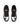 STAR SNEAKERS IN BLACK AND WHITE CASUAL ROUND TOE DESIGN