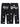 STRAIGHT-LEG JEANS WITH LUCKY CLOVER EMBROIDERY AND WHITE STITCHING