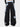 STRAIGHT LEG PANTS WITH SUSPENDERS AND STAR APPLIQUES