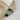 STRIPED BEIGE CASUAL TOTE STYLE NYLON SHOULDER BAG