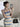 STRIPED COLOR BLOCK SWEATER DRESS PROFESSIONAL DRY CLEAN