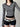 STRIPED CROP TOP STUDDED BELT SPRING SUMMER