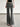 STRIPED FLARE PANTS COTTON KNIT