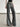 STRIPED FLARE PANTS COTTON KNIT