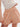 STRIPED PEACH SHORTS WITH ELASTIC WAISTBAND FOR SUMMER SHORTS