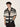 STRIPED POLO SHIRT CASUAL LOOSE KNIT TOP