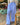 STRIPED WIDE-LEG PANTS: AZURE DRAWSTRING TROUSERS