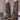STUDDED BROWN LEATHER HIGH-LEG COWBOY BOOTS