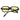 SUNGLASSES: CRIME TIME YELLOW SQUARE BLACK FRAMES