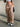 TAN CARGO PANTS WITH PATCH DETAILS AND LOW WAIST DESIGN