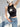 TANK TOP WITH BLACK STAR DESIGN Y2K STAR THEME
