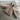 TAUPE HOODED PUFFER JACKET WITH OVERSIZED DROPPED SHOULDER DESIGN