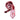 TIE FLAMING HEART SOFT PINK ABSTRACT SPLATTER