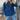 TIE-FRONT DENIM JACKET WITH LONG SLEEVE ROUND NECK DESIGN