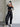 TRACKSUIT COLOR BLOCK Y2K STYLE BLACK WHITE