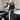 TRACKSUIT COLOR BLOCK Y2K STYLE BLACK WHITE