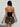 TUBE TOP DRESS LEOPARD PRINT TIERED HEM CONTEMPORARY FASHION