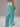 TURQUOISE SEQUIN HAREM WIDE LEG PANTS