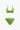 TWO-PIECE SWIMSUIT SET WITH VELVET TEXTURE U-RING DETAIL