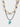 TWO-STRAND NECKLACE SET WITH STONE PENDANT FOR NATURAL ELEGANCE