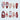 VALENTINE NAIL ART: COLOR MIX 10PCS Y2K HANDCRAFTED