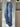 VINTAGE BLUE CARGO PANTS WITH MULTIPLE POCKETS FOR VERSATILE STYLING