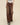 VINTAGE-INSPIRED BROWN JEANS WITH HEART-SHAPED BACK POCKET