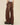 VINTAGE-INSPIRED BROWN JEANS WITH HEART-SHAPED BACK POCKET