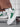 WHITE AND GREEN SNEAKERS FOR EVERYDAY WEAR AND GRAFFITI STYLE