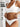 WHITE BRA AND PANTY SET WITH REMOVABLE CHEST PAD