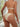 WHITE CHARM BIKINI SET SOLID COLOR FABRIC TEXTURE