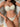 WHITE CHARM BIKINI SET SOLID COLOR FABRIC TEXTURE