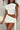 WHITE DRAPED CROP TOP AND MINI SKIRT SET FOR SPECIAL OCCASION