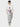 WHITE HOODED SWEATSHIRT WITH BLURRY FIGURE FOR STYLISH WEATHER PROTECTION