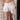 WHITE LACE RUFFLED MINI SKIRT