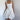 WHITE MINI MILKMAID DRESS SQUARE NECKLINE
