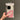 WHITE PHONE CASE PINK EIGHT BALL MAGSAFE COMPATIBLE