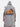 WHITE PRINTED HOODED VEST WITH PIZZA GRAPHIC