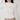 WHITE RIBBED KNIT TIE-FRONT TOP FOR WOMEN