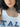 WHITE RIBBED U-NECK TANK TOP WITH ITALIA LETTER PRINT DESIGN - Sweetheart Supplies