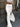 WHITE SATIN MAXI SKIRT WITH SLIT ELEGANT HOLIDAY PARTY OCCASION