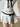 WHITE SKIRT WITH BLACK RIBBON BOW A-LINE SKIRT