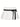 WHITE SKIRT WITH BLACK RIBBON BOW A-LINE SKIRT